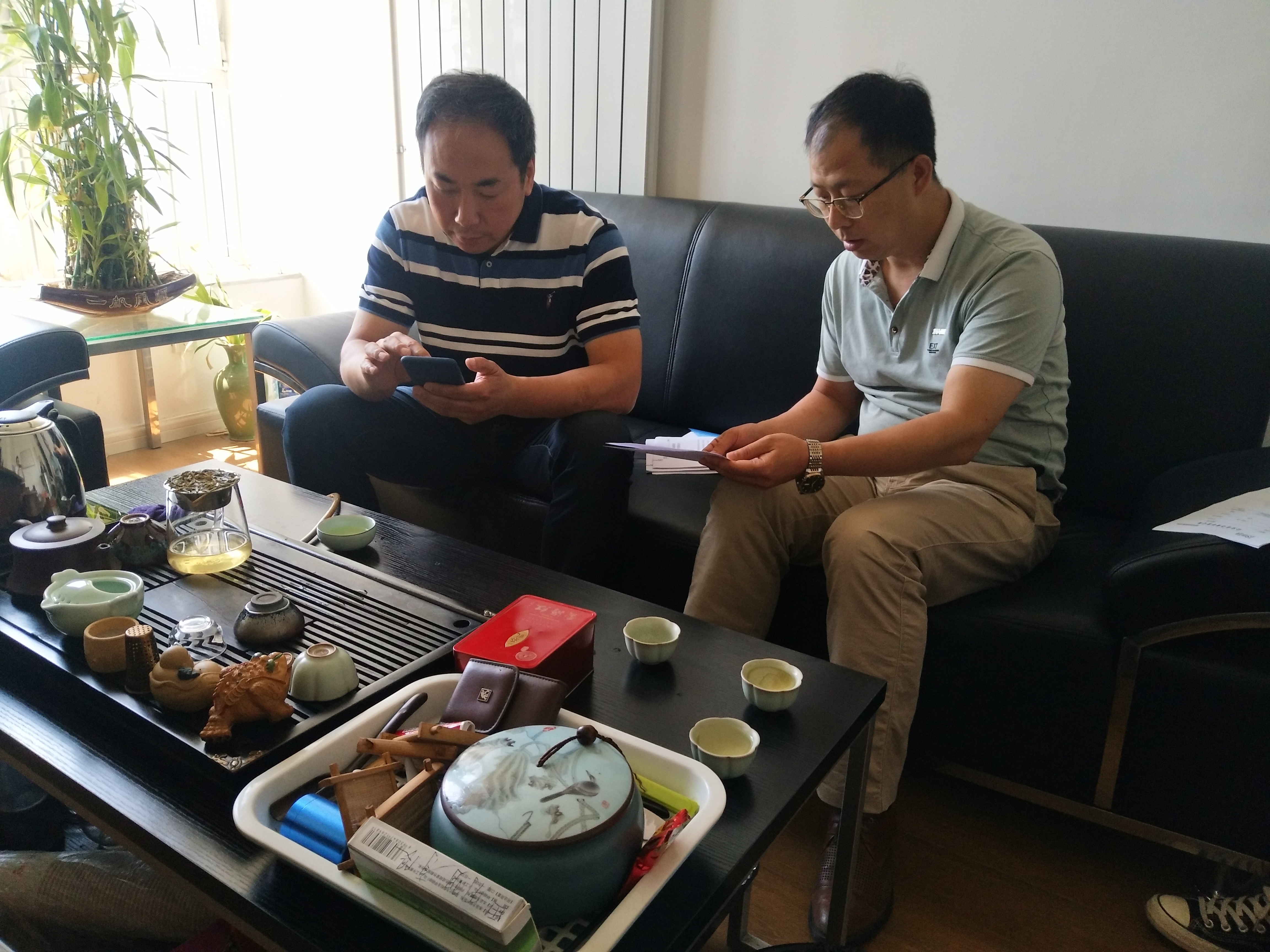 瑞深信息考察留影